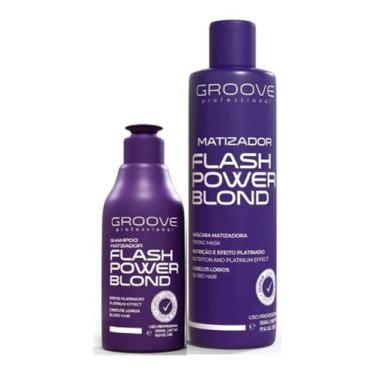 Imagem de Kit Matizador Shampoo + Máscara 500g Groove Professional