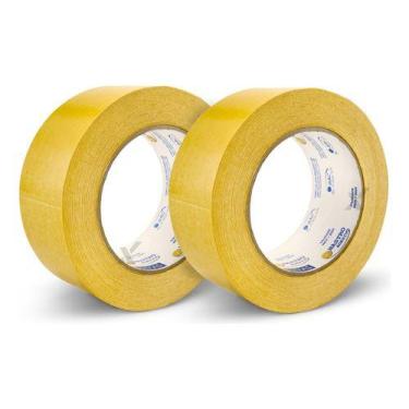 Imagem de Kit 2 Fita De Papel Dupla Face P/ Carpete Nastro 45mmx30m