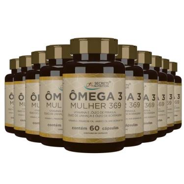 Imagem de Omega Mulher 3 6 9 Óleo Linhaça Borragem Primula Vitamina E 10x60 caps