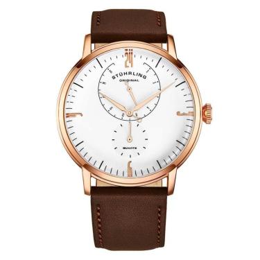 Imagem de Relógio Masculino Stuhrling 793A Quartzo 38mm, Prata