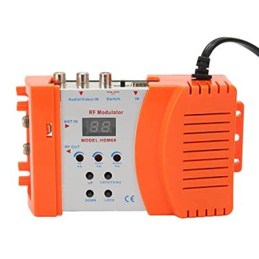 Imagem de Cunyuer Modulador RF modulador para formato PAL NTSC, conversor coaxial AV para RF, interruptor de canal de antena, para RF, para Home TV, sintonizador HDTV, console de jogos PS3 AC 90