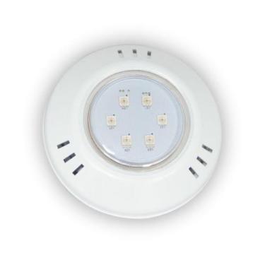 Imagem de Luminaria para piscina hiper led 9w abs 316 rgb brustec