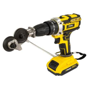 Imagem de Parafusadeira a bateria com cortador de chapa - Titanium Platina