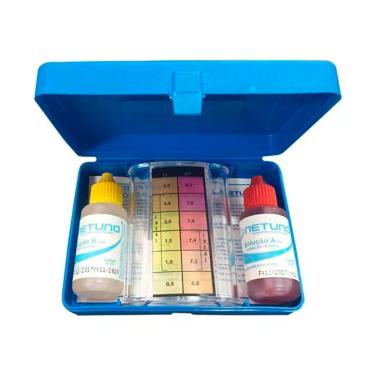 Imagem de Estojo com Teste Medidor de pH e Cloro Escritex - Precisão e Confiabilidade para Monitorar Qualidade da Água