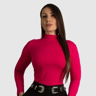 Imagem de Blusa Social Feminina Manga Longa Cacharrel Segunda Pele - Swiss Bouti