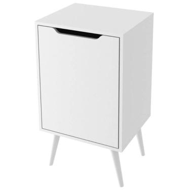 Imagem de Gabinete Branco 45cm para Banheiro Lavabo com 1 Porta BN3641 Tecnomobili Sem Cuba