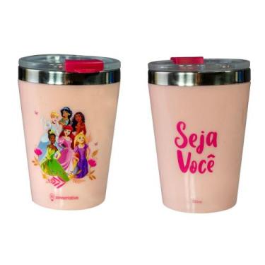 Imagem de Copo Snap p/ Viagem 300ml Seja Você Princesas Disney - Zona Criativa