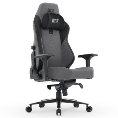 Imagem de Cadeira Gamer DT3 Nero XL, Revestimento com Tecido DT3 Max2Weave™. almofada magnética apoio lombar integrado, braços 4D+, suporta até 150kg e altura máx. de 1,95m (Graphite)