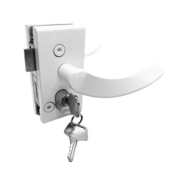 Imagem de Kit Fechadura 1520ta E Contra Fechadura 1504a/ta Porta Vidro - LDM, Br