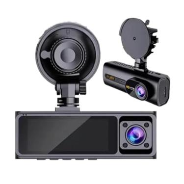 Imagem de Câmera Painel Frontal Interna E Ré, Wifi Carro 2.5k Quad Hd