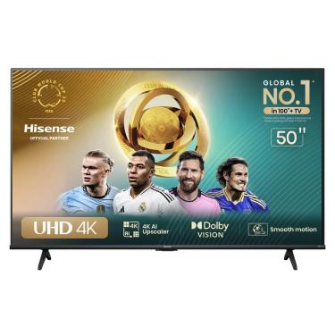 Imagem de Smart TV 50” Hisense 50A6N DLED 4K UHD HDR10+ Dolby Vision Controle por Voz Alexa AirPlay