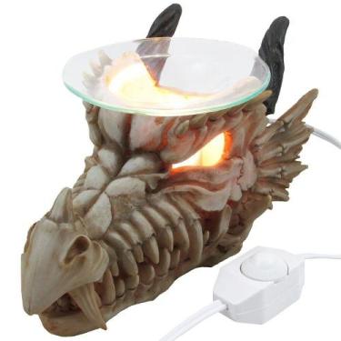 Imagem de Aquecedor de Óleo Elétrico Decorativo - Crânio de Dragão Mágico - Arom