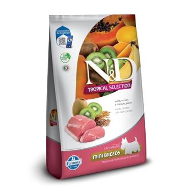 Imagem de N&D Tropical para Cães Adultos de Raças Mini e Pequenas Sabor Suíno, Cereais e Frutas Tropicais 2,5Kg