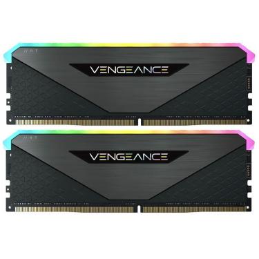 Imagem de Memória Ram Corsair Vengeance Rgb Rt 16gb (2x8gb) / Ddr4 / 3200mhz - Cmn16gx4m2z3200c16