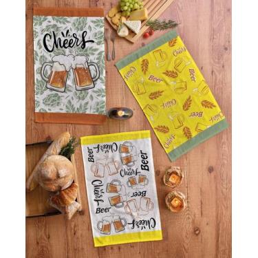 Imagem de Kit 06 Panos Guardanapo Felpudo Teka Primore Sortidas