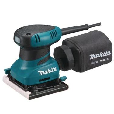 Imagem de Lixadeira Orbital 200W Ideal para Madeira Metal Com Maleta Saco Coleto