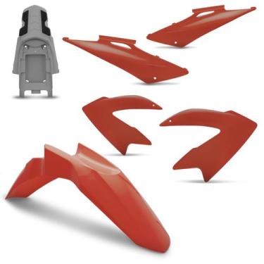 Imagem de Kit Carenagem 4 Peças Pro Tork Moto Honda Bros 150 2009 a 2011 Substit
