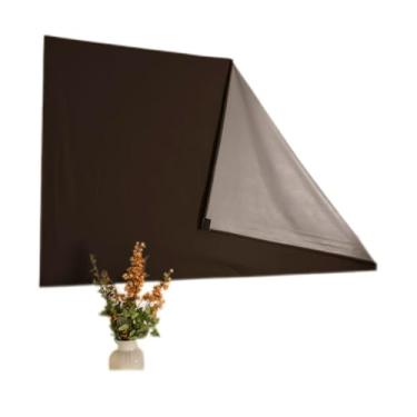 Imagem de Cortina Painel Blackout com para Sala Quarto Cozinha(MARROM,135X175)