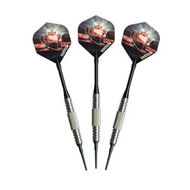 Imagem de Elkadart Dardos de titânio 90% tungstênio com ponta macia e estojo de armazenamento/viagem, preto, 16 gramas, tamanho único