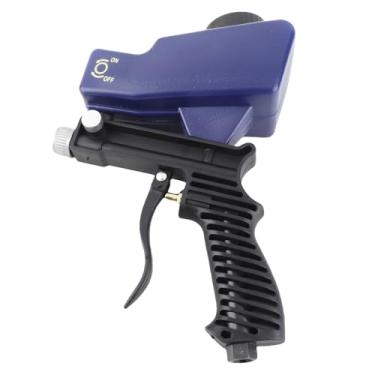 Imagem de Pistola de Jateamento de Areia, Pistola de Areia Tipo Portátil Tipo Portátil Pequeno Pistola de Areia de Areia Suprimentos para Automóveis de Carros de Areia (BLUE)