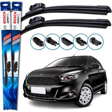 Imagem de Par Palheta Limpador Parabrisa Bosch Ka 2014 2015 2016 2017 2018 2019 