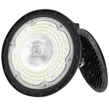 Imagem de Luminária Ufo 200w Led High Bay Luz 6500k Galpão Industrial - Brisa, B