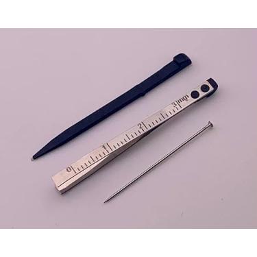 Imagem de Peças de reposição para palito de dente Victorinox + pinças + pino para canivete suíço pequeno de 58 mm (preto)