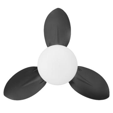 Imagem de Luocute Luz Ventilador De Teto, LED 6 Velocidade Regulável 25in Pequeno Ventilador De Teto Com Controle Remoto, Quiet Motor DC, Reversível para Quarto, Sala De Estar, Sala De Jantar, (Preto)