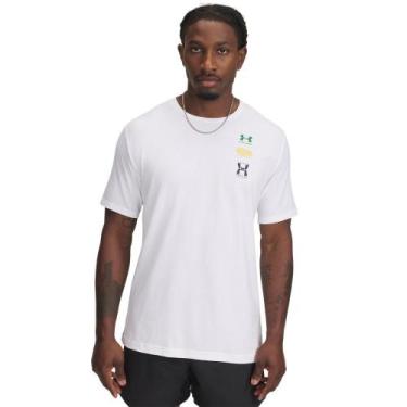 Imagem de Camiseta Sportstyle Under Armour Evol Logo Masculina, Branco, P