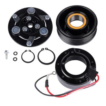 Imagem de TEKKOAUTO Substituição do kit de embreagem do compressor AC para Buick Rainier Chevy Trailblazer GMC Envoy XL Olds Bravada Isuzu Ascender 4.2L L6 2002-2009 88892743 25825339