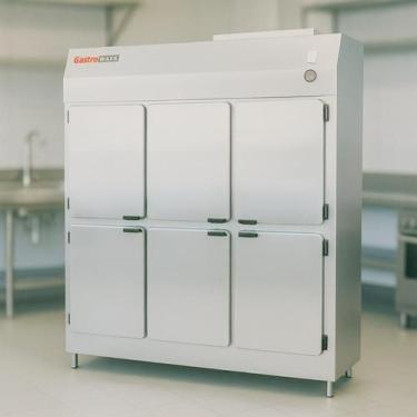 Imagem de Geladeira Industrial 6 Portas Comercial 6 Inox Refrigel, 110V