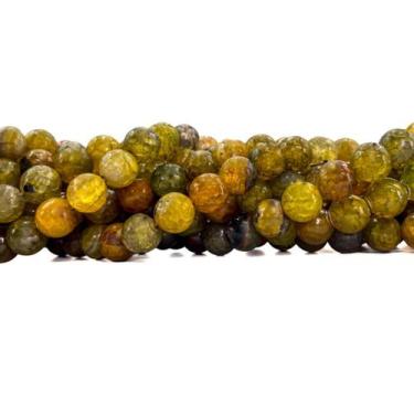 Imagem de Fios de Conta Pedra Ágata Dragon (10mm) natural - Pistris Imports