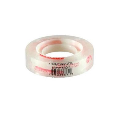 Imagem de Fita adesiva transparente 12mmx30m 520 Adelbras