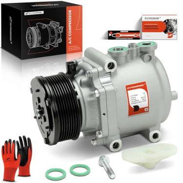 Imagem de A-Premium Compressor De Ar Condicionado Premium Com Embreagem Compatível Ford E-350 Club Wagon 6.0L 2004-2005, E-450 Super Duty 2004-2009