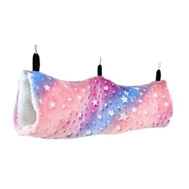 Imagem de Stgfyxgs Rede Suspensa para Furões, Túnel de Areia, Suspenso Fofo, Brinquedo para Hamster, Esquilo, Esquilo Voador