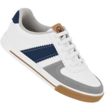 Imagem de Tenis Infantil Molekinho 2842.219 Meninos, Branco, 34