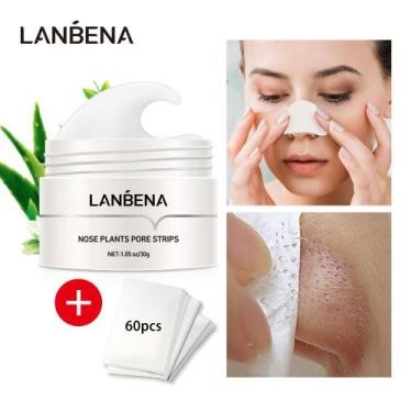 Imagem de Membrana nasal da cabeça preta de Lanbena com 60 folhas de papel - J-o