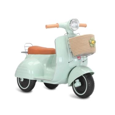 Imagem de Mini Moto Elétrica Infantil 6V Lambreta Bandeirante 2899 Verde