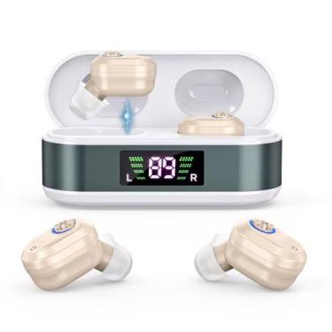 Imagem de Aparelho Auditivo B16 Audição Garantia Discreto E Conforto Bege - Mely
