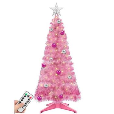 Imagem de Árvore de Natal TURNMEON de 4 pés com controle remoto 100 luzes