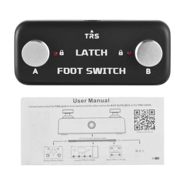 Imagem de Domary Pedal de Pedal Com Controle de Canal Duplo e Função de Travamento, Indicador LED para Desempenho de Efeito de Alto-falante