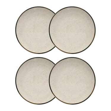 Imagem de Conjunto 4 Pratos Rasos 26cm Brisa Cerâmica Oxford