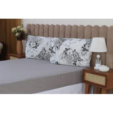 Imagem de Jogo de Lençol Malu Para Cama Solteiro 2 Peças 180 Fios 100% Algodão E