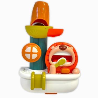 Imagem de Brinquedo de Banho Infantil para Bebê Educativo para Escovação Dental Colorido com Ventosas Manual sem Pilhas