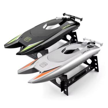 Imagem de Barco De Corrida De Controle Remoto Lancha Pra Crianças, 20Mins, 2.4G, 2Ch, 30 km/h, 2.4G