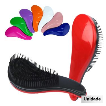 Imagem de Escova de Cabelo Desembaraçadora Funcional Color - Tudo em Caixa