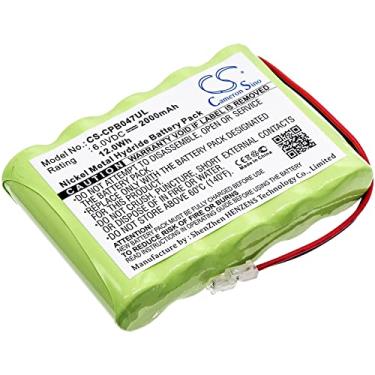 Imagem de 2000mAh Telefone sem fio Bateria de substituição, Compatível com AA x 5