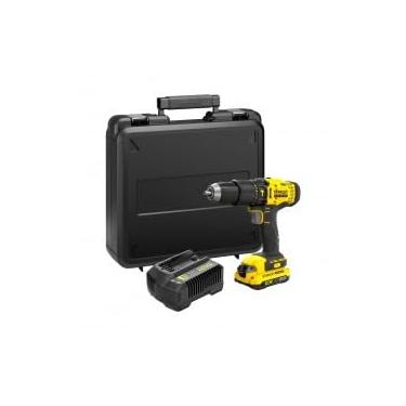 Imagem de Furadeira Parafusadeira de impacto 1/2" a bateria 20V 2Ah Brushless com maleta - SCD711D1K Stanley