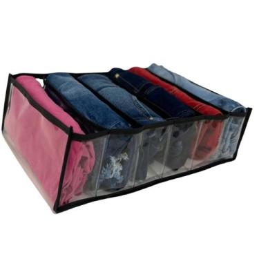 Imagem de Kit 2 Colmeias Organizadoras De Gavetas Transp 6 Nichos Gg - 123 Organ