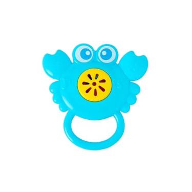 Imagem de BRINQUEDO BEBE DIVERTIDO RECOMENDADO PARA + 6 MESES (carangueijo siri 10cm azul)